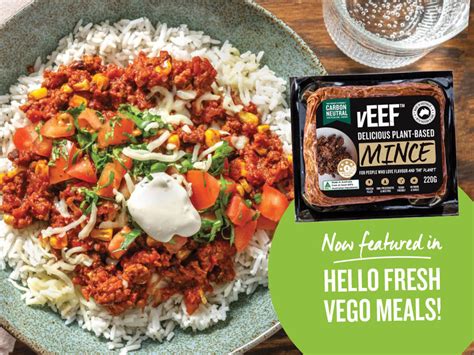 Meal Kit Giant Hello Fresh Adds Local Vegan Meat Veef For Consumers In Australia - Green Queen