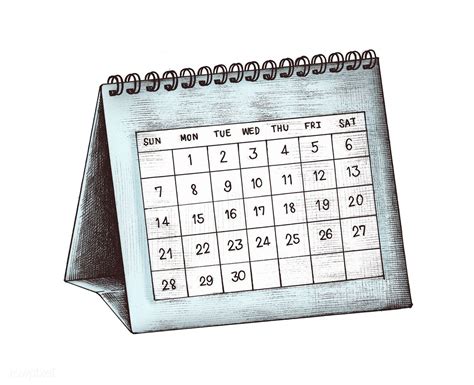 Drawing A Calendar - Printable Word Searches