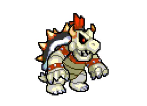 Dry Bowser Sprite animation Idle by Topaz-The-CrossCat73 on DeviantArt