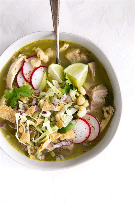 Authentic Mexican Green Pozole Recipe | Deporecipe.co