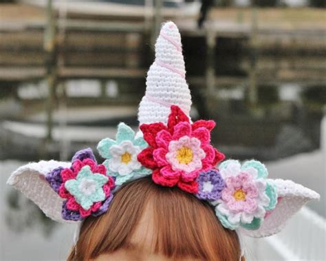 Crochet Unicorn Horn Headband Pattern Unicorn Crochet | Etsy | Crochet headband tutorial ...