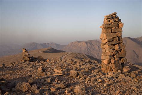 Gravel road on the Musandam mountains in the early morning | Musandam mountains | Musandam ...