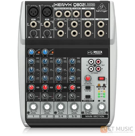 Behringer XENYX Q802USB สต็อกแน่น พร้อมส่ง - CT Music