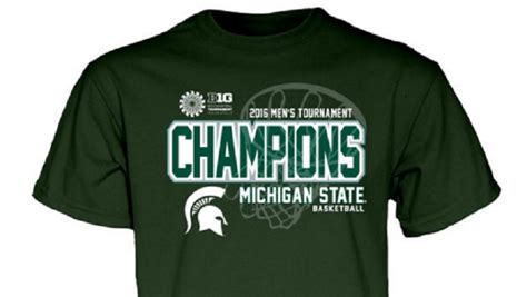 Michigan State Spartans Big Ten Champions 2016 Gear | Heavy.com