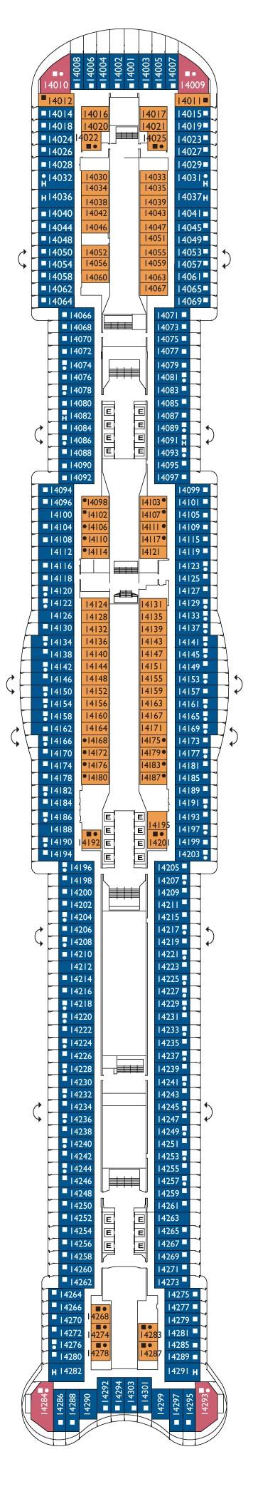 Costa Smeralda Deck Plans | CruiseInd