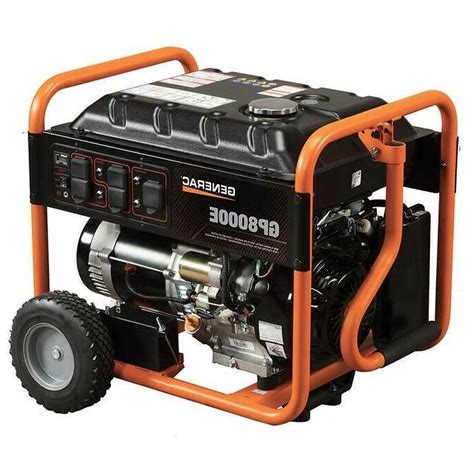 Generac GP8000E 8,000 Watt Electric Start Gas Powered