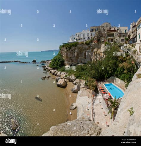 Italy, Europe, Historic centre, Vieste, Gargano, Puglia, city, village ...