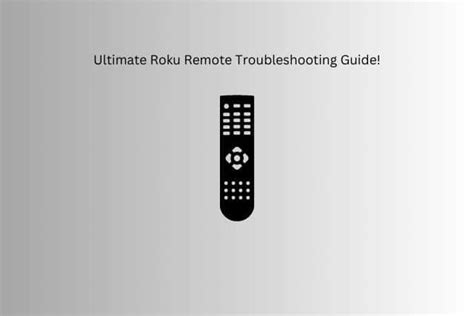 Ultimate Roku Remote Troubleshooting Guide! | Solution Tales