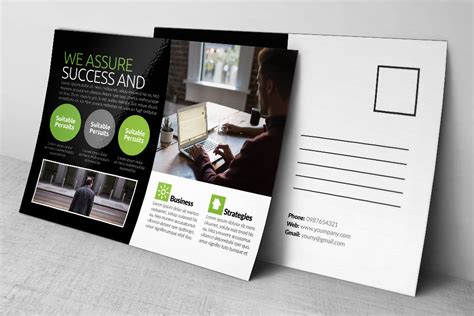 Business Postcards By Designhub | TheHungryJPEG