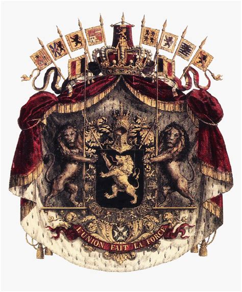 Greater Coat Of Arms Of Belgium - Belgian Royal Coats Of Arms, HD Png ...