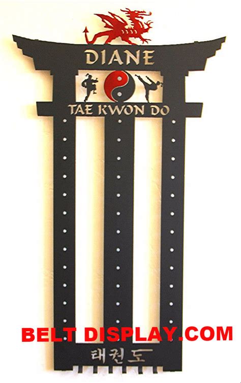 Custom Metal Martial Arts Belt Holder: Taekwondo Belt Display Rack: Cu – Best on the Planet ...