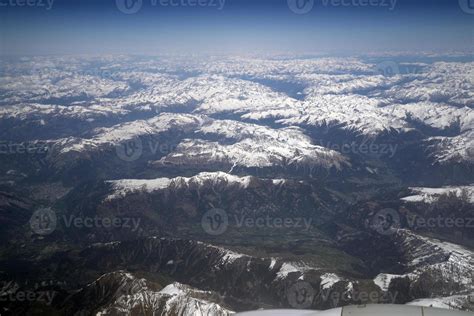 alps aerial view panorama landscape from airplane 17712924 Stock Photo at Vecteezy