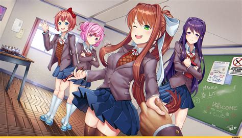 Скачать игру Doki Doki Literature Club для Андроид