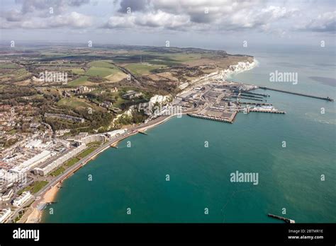 White Cliffs Of Dover Aerial View High Resolution Stock Photography and ...