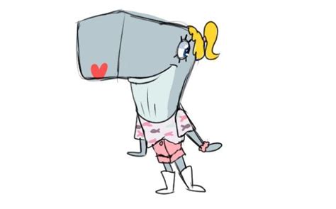 SpongeBob SquarePants: Pearl Krabs the whale fanart #spongebob #pearl # ...