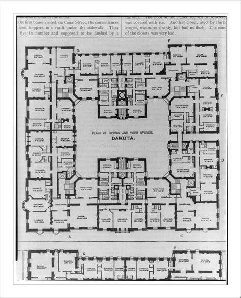 The Dakota in NYC | Floor plans, House sketch, How to plan