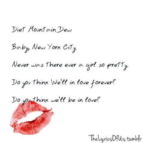 Diet Mountain Dew by Lana Del Rey | Lana del rey lyrics, Diet mountain ...