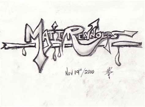 Matthew graffiti name " Graffiti tag Names Design