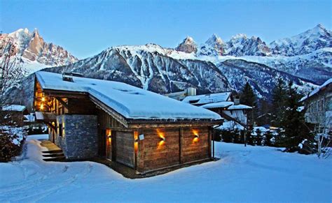 Chalets in Chamonix, France