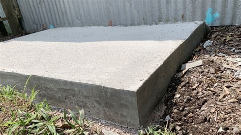 How To Pour A Small Concrete Slab - Lazy Guy DIY