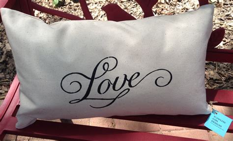 Love Pillow/Anniversary Pillow/Couples Pillow/Cottage Chic/Wedding Gift ...