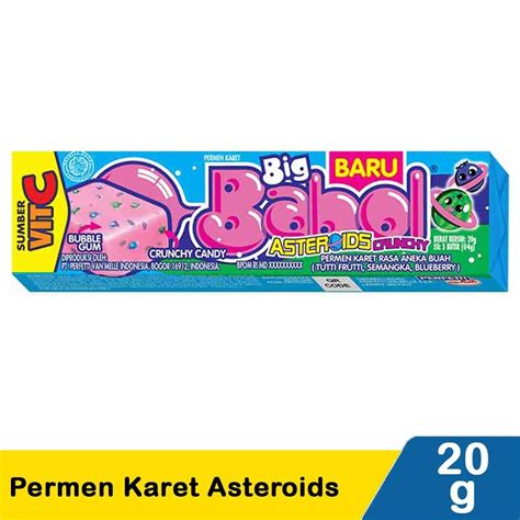 Big Babol Candy Bubble Gum 5'S Asteroids 20G | Klik Indomaret