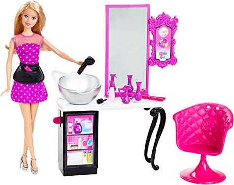 Barbie Malibu Ave Salon with Barbie Doll Playset