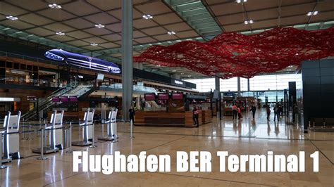 Flughafen BER Terminal 1 und Besucherterrasse - YouTube