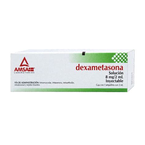 Dexametasona Solucion Inyectable 8 mg/2 mL 1 Ampolleta con 2 mL ...