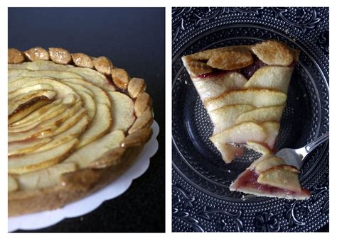 Rêve de gourmandises 2: Tarte aux pommes, framboise & vanille