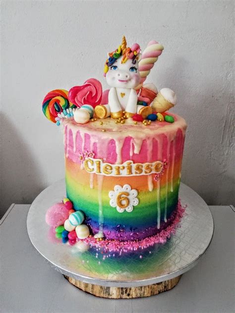 Unicorn rainbow cake by Celestial Create | Rainbow unicorn cake, Themed cakes, Rainbow cake