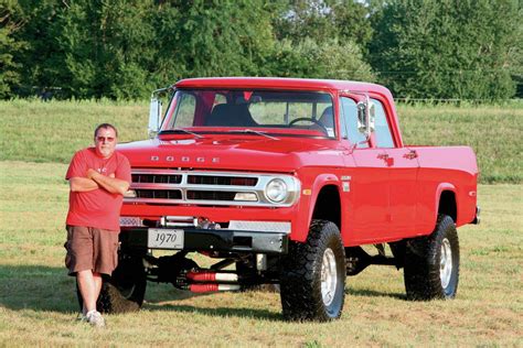 1970 Dodge Crew Cab - Cummins Swap Power Wagon with the owner front three quarters - NO Car NO ...