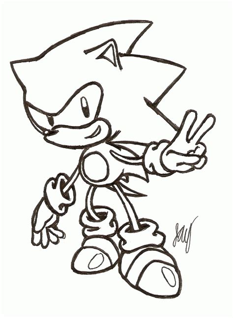 Classic Sonic Coloring Pages Sonic The Hedgehog - jkd-fotografie