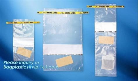 Sterile Sampling Bags with Flat-Wire Closures Capacity, Sterile Sampling Bag Manufacturer ...