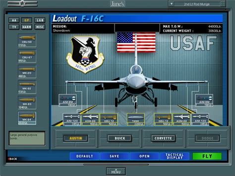 Jane's Combat Simulations: USAF - United States Air Force Screenshots ...