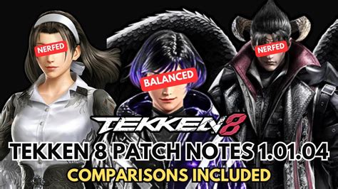 Tekken 8 Patch Notes 1.01.04 Update (WITH COMPARISONS) - Silantro - YouTube