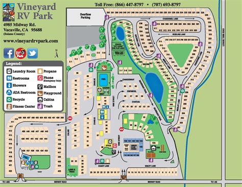 Facility Map - Vineyard Rv Park