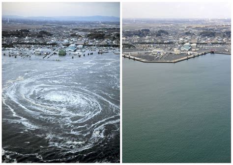 JAPAN BEFORE AND AFTER TSUNAMI - Omygad!