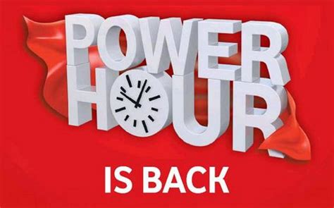 The all new Vodacom Power Hour Promotion | More value - less price