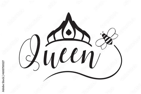 Bee Queen SVG, Queen Bee SVG, Honey Bee SVG, Bee design SVG, Bee art ...