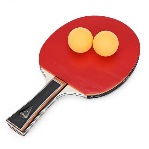 Ping Pong Racket Table Tennis Racket One Long/Short Handle Durable ...