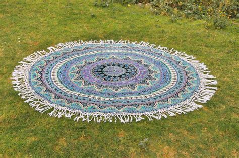 Mandala yoga mat round mandala beach roundies wholesale | Etsy