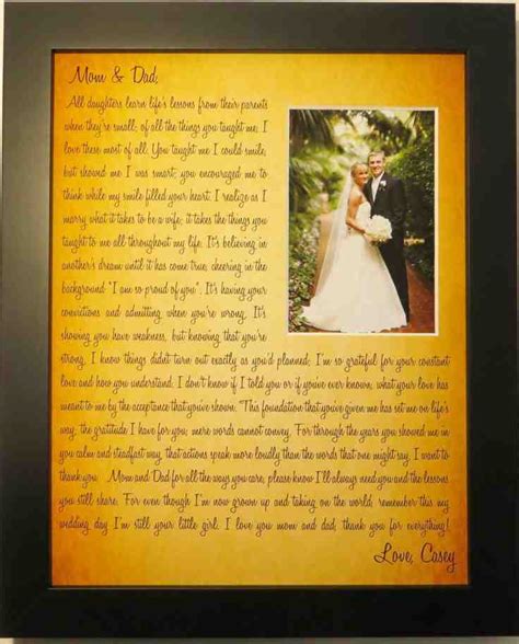 Wedding Gift Ideas For Parents Of The Bride And Groom - Wedding and ...