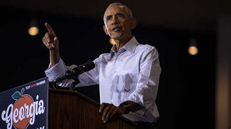 Obama campaigns for Warnock, Abrams in push for Georgia to vote for ...