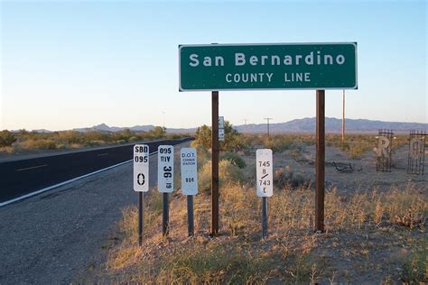 San Bernardino County Line | Entering San Bernardino County … | Flickr