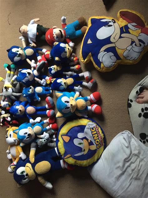 Sonic plush collection! And best of all.. it’s not even all of them ...