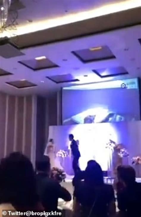 Wedding ruined as bride's cheating video is revealed just before he says ‘I do'