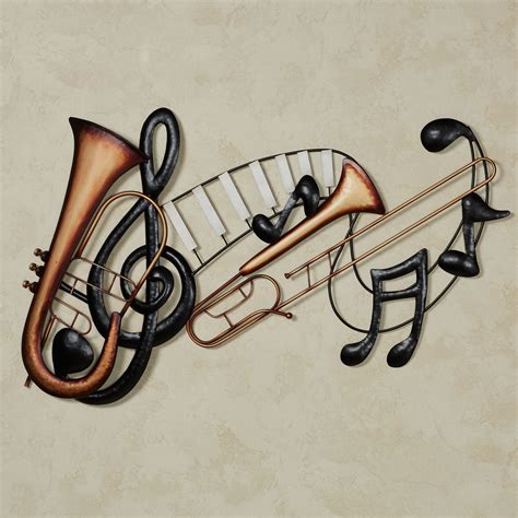 Musical Interlude Music Instruments Metal Wall Art