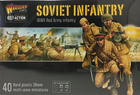 Bolt Action 28mm Soviet infantry - Empires at War