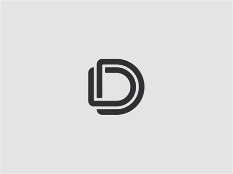 dd mark — Designspiration | Letter logo design, Single letter logo ...